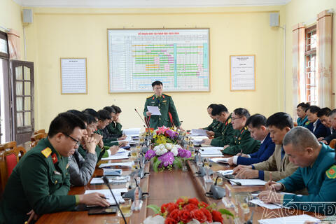 Tổng kết cụm liên kết an ninh khu vực Đường Lâm, Thanh Mỹ, Xuân Sơn